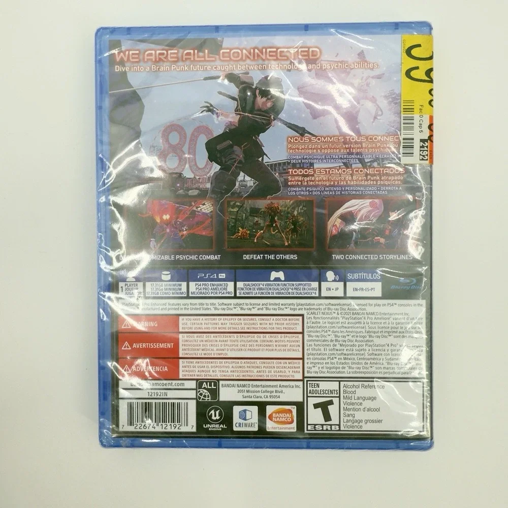 Scarlet Nexus‎ PS4 Brand New Sealed - PlayStation 4 Game
